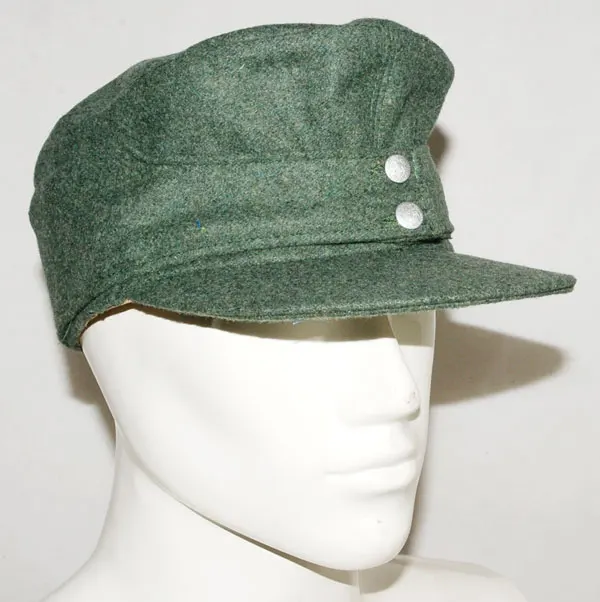  WWII GERMAN WH EM M43 PANZER WOOL FIELD CAP SIZE-31733