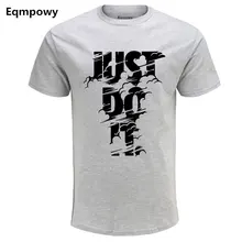 

Eqmpowy 2018 High quality brand men T shirt casual short sleeve o-neck fashion printed cotton t shirt men white/red tee shirt