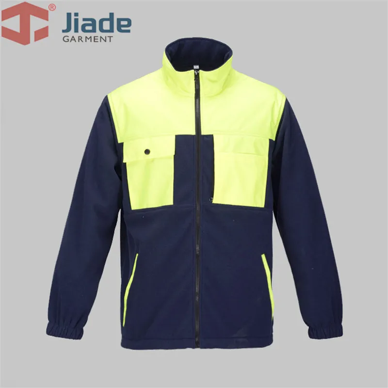 Jiade рабочая одежда флис пиджак, на работу топ платье Для мужчин платье защитная одежда мужской свитер, верхняя одежда