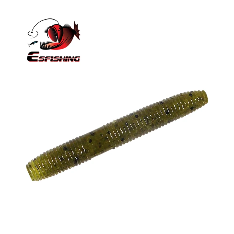 KESFISHING черви 10 шт (5 см)/1 6g YMCO палка 2 &quotприманки для ловли рыбы мягкие силиконовые