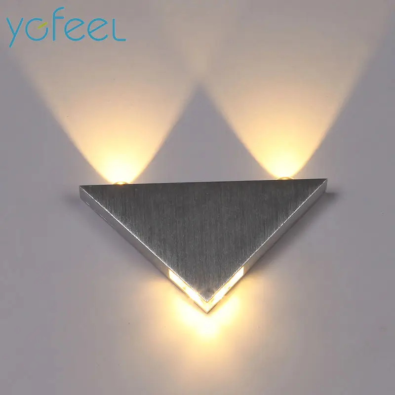 

[YGFEEL] Modern LED Wall Lamp 6W Creative Atmosphere Lamp Dining Room Living Room Bedroom Corridor Lighting Aluminum AC90-260V