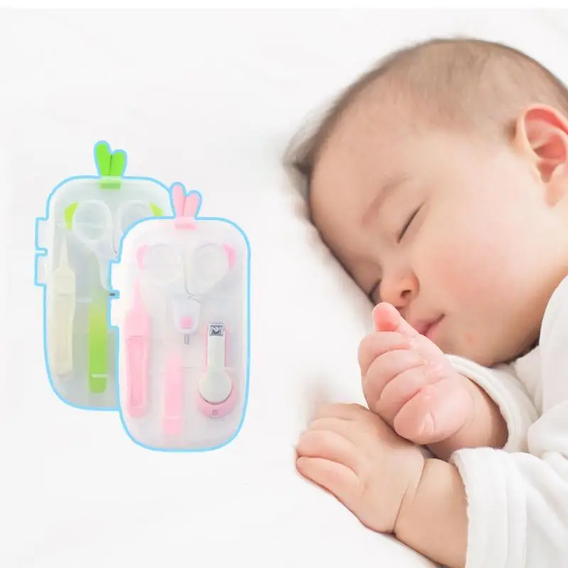 

Baby nail clipper set Mini Finger Toe Clipper Nail Scissors Cutter Practical Safe Baby Nail Care stainless steel + PP + ABS