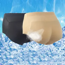 Женские губчатые мягкие шорты Плавки Нижнее белье женские Пуш-ап средний тонкий талии трусики