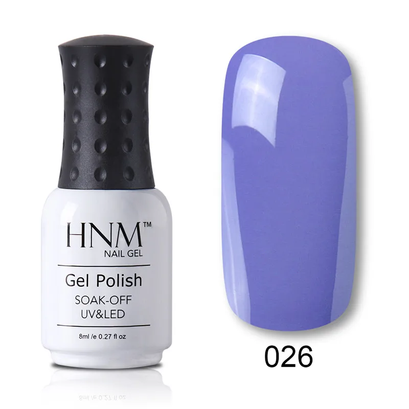 HNM, 28 цветов, УФ-гель, 8 мл, лак для ногтей, гибридный лак, светодиодный, для рисования, геллак, замачивается, полуперманентное тиснение, Гель-лак, эмаль - Цвет: GNS026