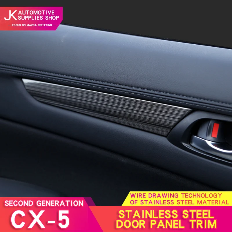 

For the second generation Mazda cx-5 stainless steel door trim strip cx5 inside window decoration strip bright strip modificatio