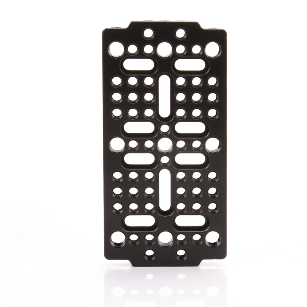 

Multi-purpose 1/4" 3/8" Cheese Mounting Plate for Tripod DSLR Rig SLR BMPCC BMCC