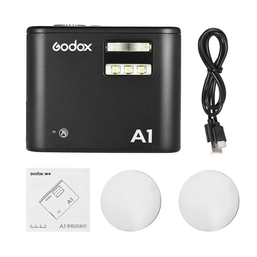 Godox A1 система вспышки для смартфона 2 4G Беспроводная вспышка триггер постоянного