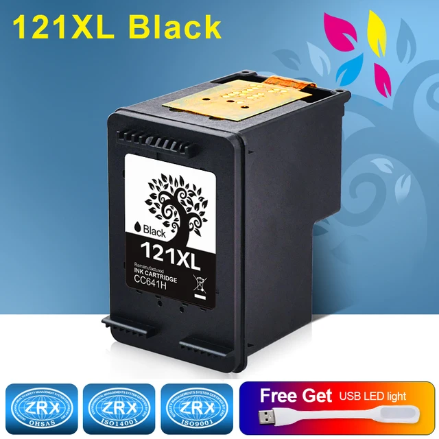 H&BO Re manufactured Ink Cartridge Replacement for HP121XL CC641HE for HP Deskjet F4283 F2483
