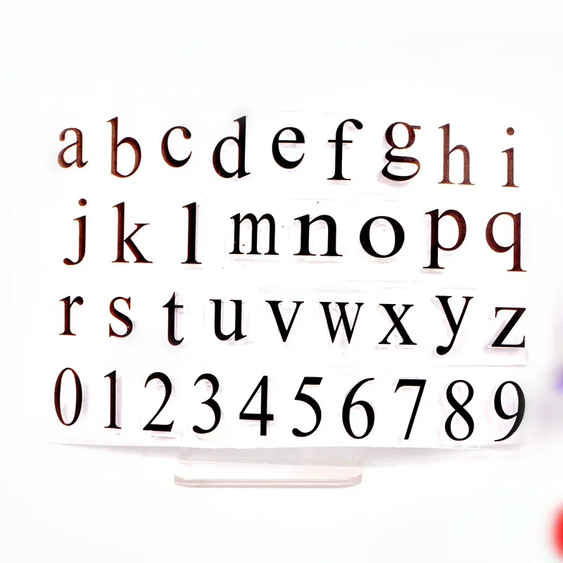 

DECORA 1PCS Birthday Thank you Design Silicone Transparent Clear Stamp DIY Scrapbooking Christmas Decoration Supplies