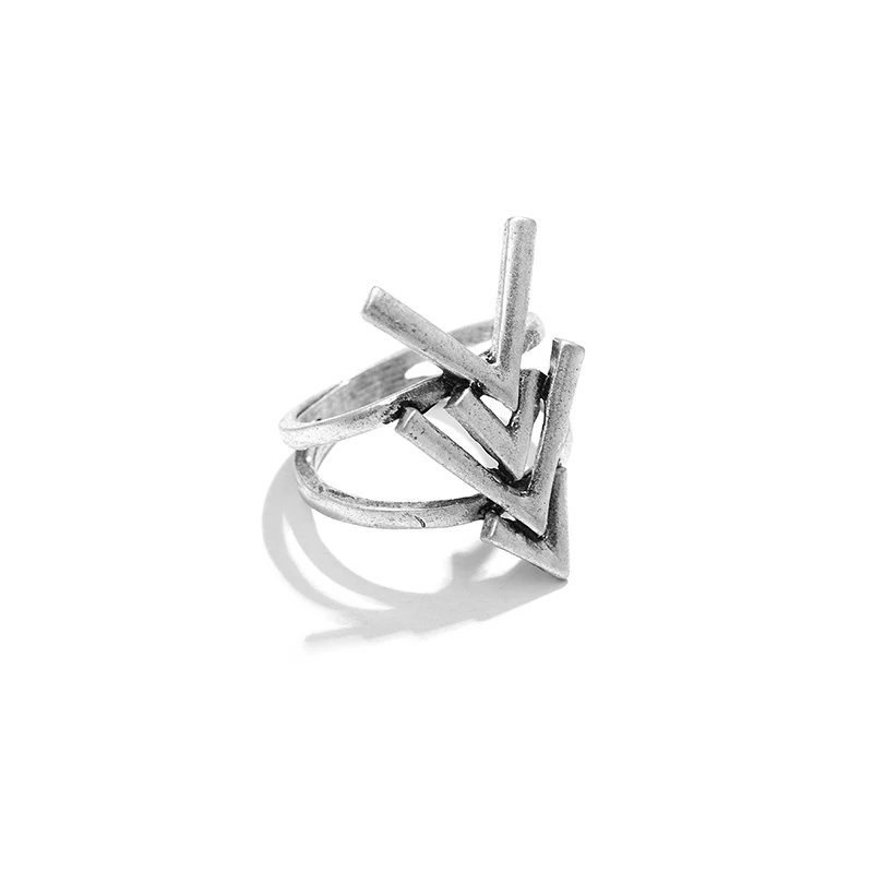 Новинка 2017 кольца стрелы с отверстиями для пальцев античные золотистые и