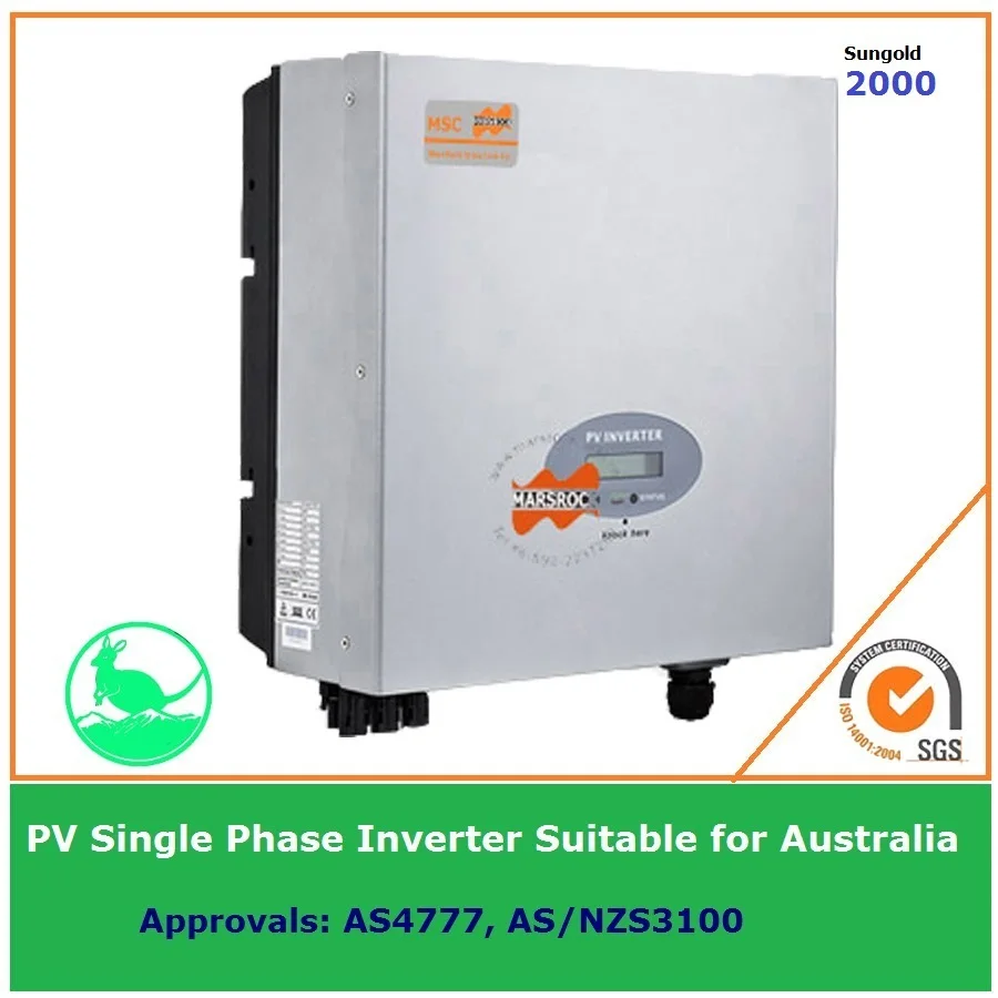 

2000W Grid Tie Solar Inverter 230VAC transformerless DC to AC on Grid with LCD display RS232 IP65 for Australia market