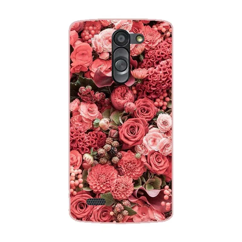 Чехлы для телефонов LG L Bello D331 D335 L Prime D337 5," чехол с принтом розы волка чехол-крышка с узорами Мягкий силиконовый чехол-накладка Fundas Para