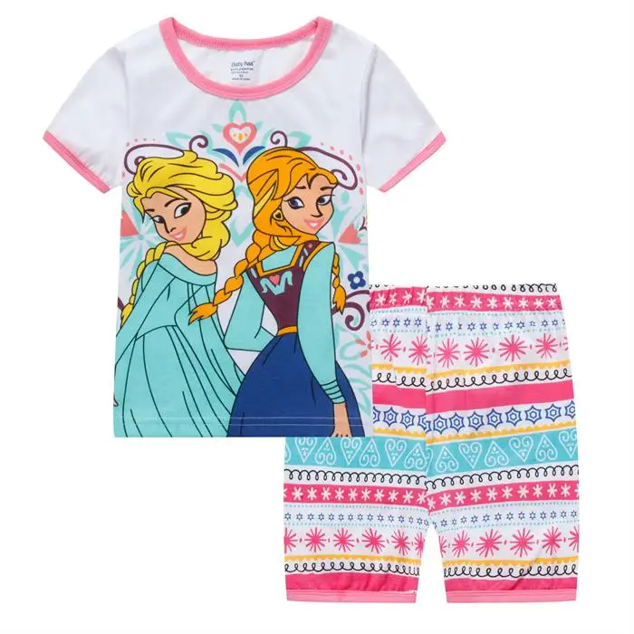 Коллекция года, одежда для девочек пижамы для маленьких девочек Детская ночная рубашка с рисунком, vetement enfant Fille, пижамный комплект, новинка