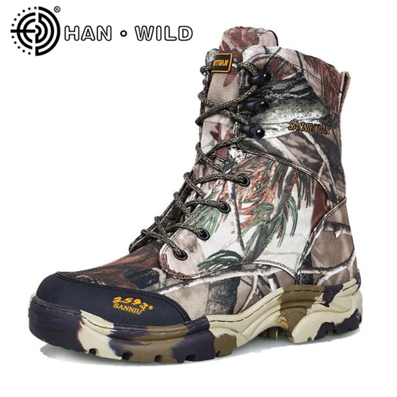 Buy Jungle Camouflage Men Tactical Combat Boots