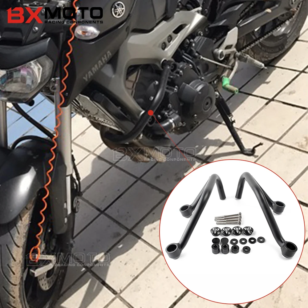 Accessories Motorcycle Frame Slider Engine Bumper Guard Crash Bars Protector Steel For YAMAHA MT-09 FZ-09 MT09 FZ09 MT 09 FZ 09