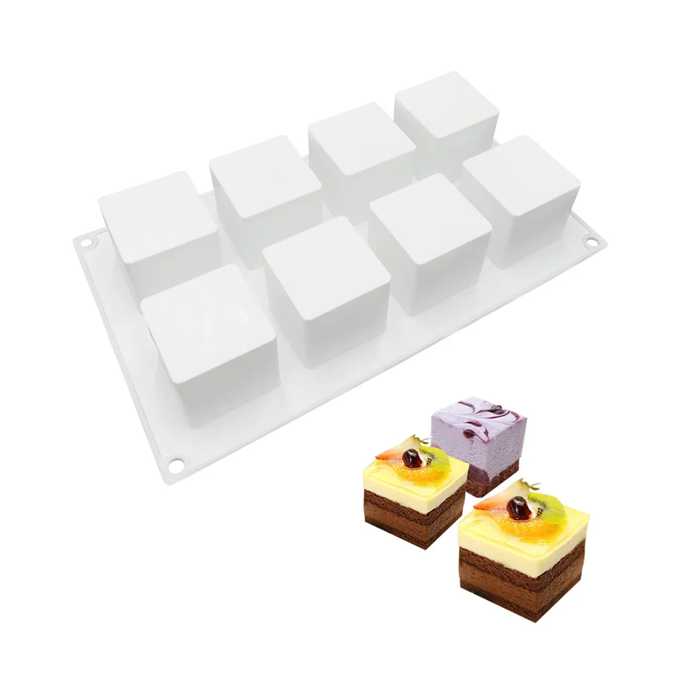 5*5*5 см 3D форма кубика силиконовая форма для торта DIY квадратная форма для выпечки кондитерских изделий форма для кекса
