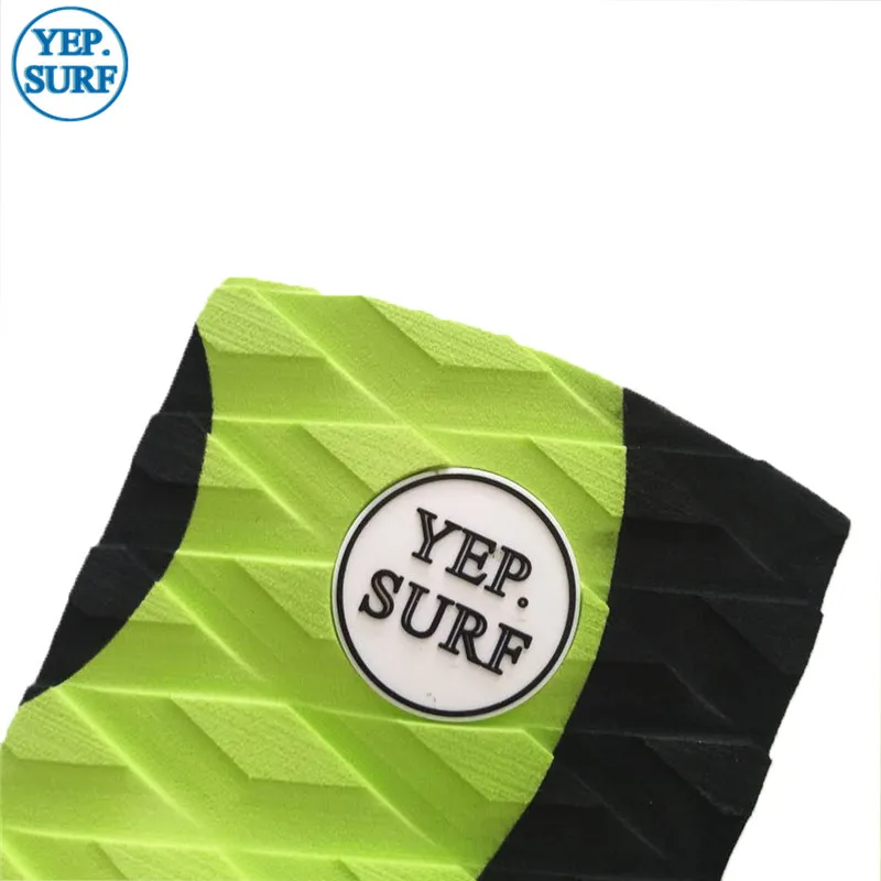 Surf Pad EVA SUP покрытие против скольжения тяги pad доски для серфинга стопы хвост колодки Черный и whith круг