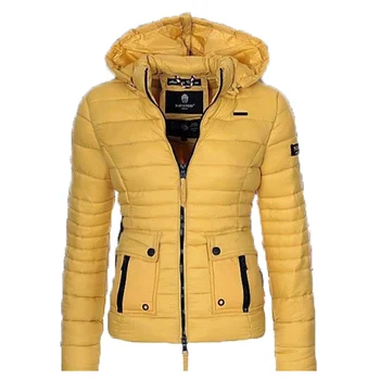 

ZOGAA S-3XL Women's Cotton Parkas Coats Puffer Jacket Parka Women Fashion Slim Fit Solid Coat Outwear Women Parkas