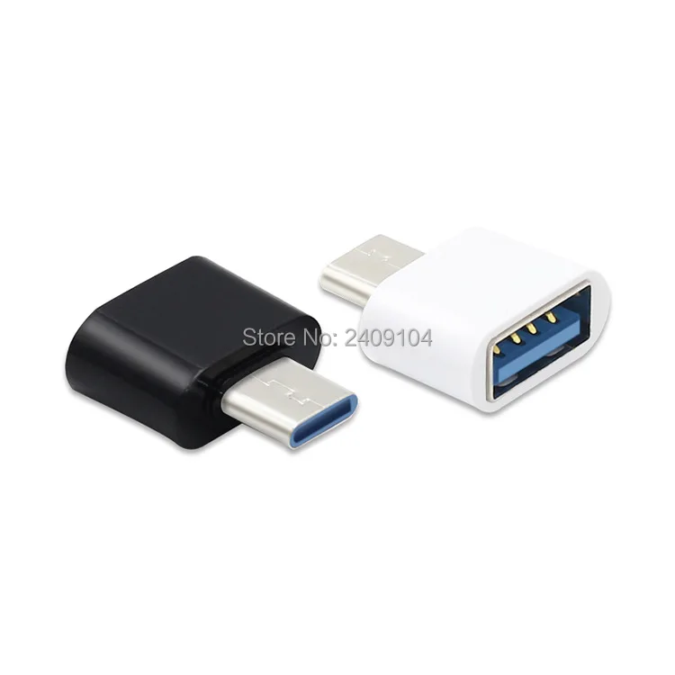 1000 шт/партия USB Женский к type C OTG Мужской адаптер для передачи данных конвертер для samsung S8 LG G6 G5 huawei P9 P10 Plus mate9