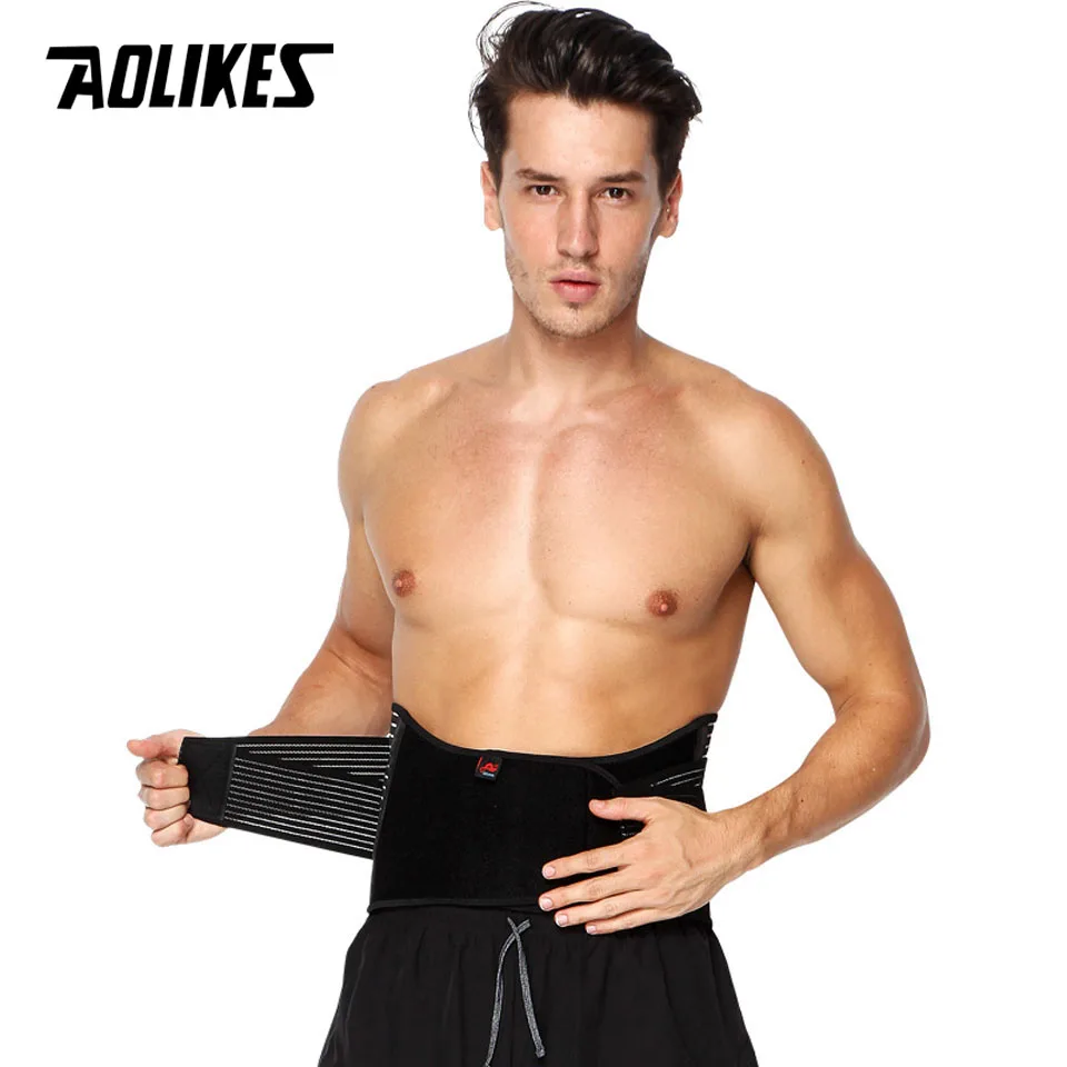 AOLIKES 1 шт. поддержка поясницы боли в пояснице спины с эластичными ремнями давления
