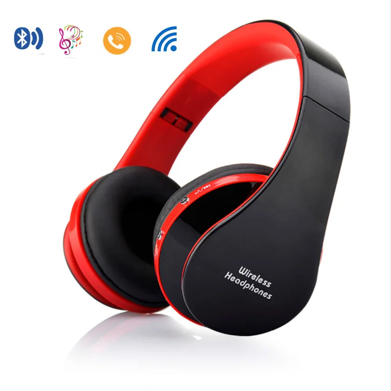 Vapeonly Foldable Headband Headphone Portable Wireless Bluetooth Sports Headset w Mic Handsfree Stereo Music Player For iphone