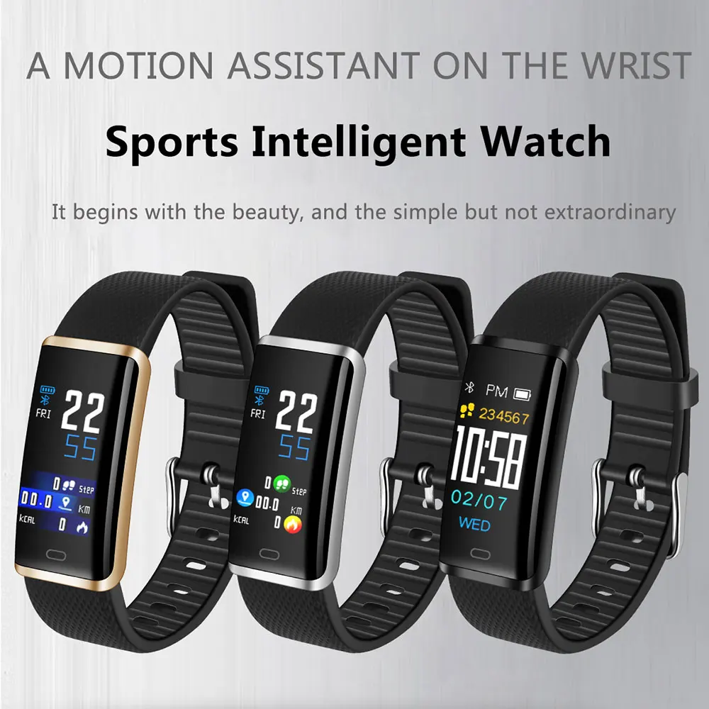 R9 smart bracelet fitness heart rate monitor activity tracker sleep IP67 waterproof for Android and IOS | Электроника