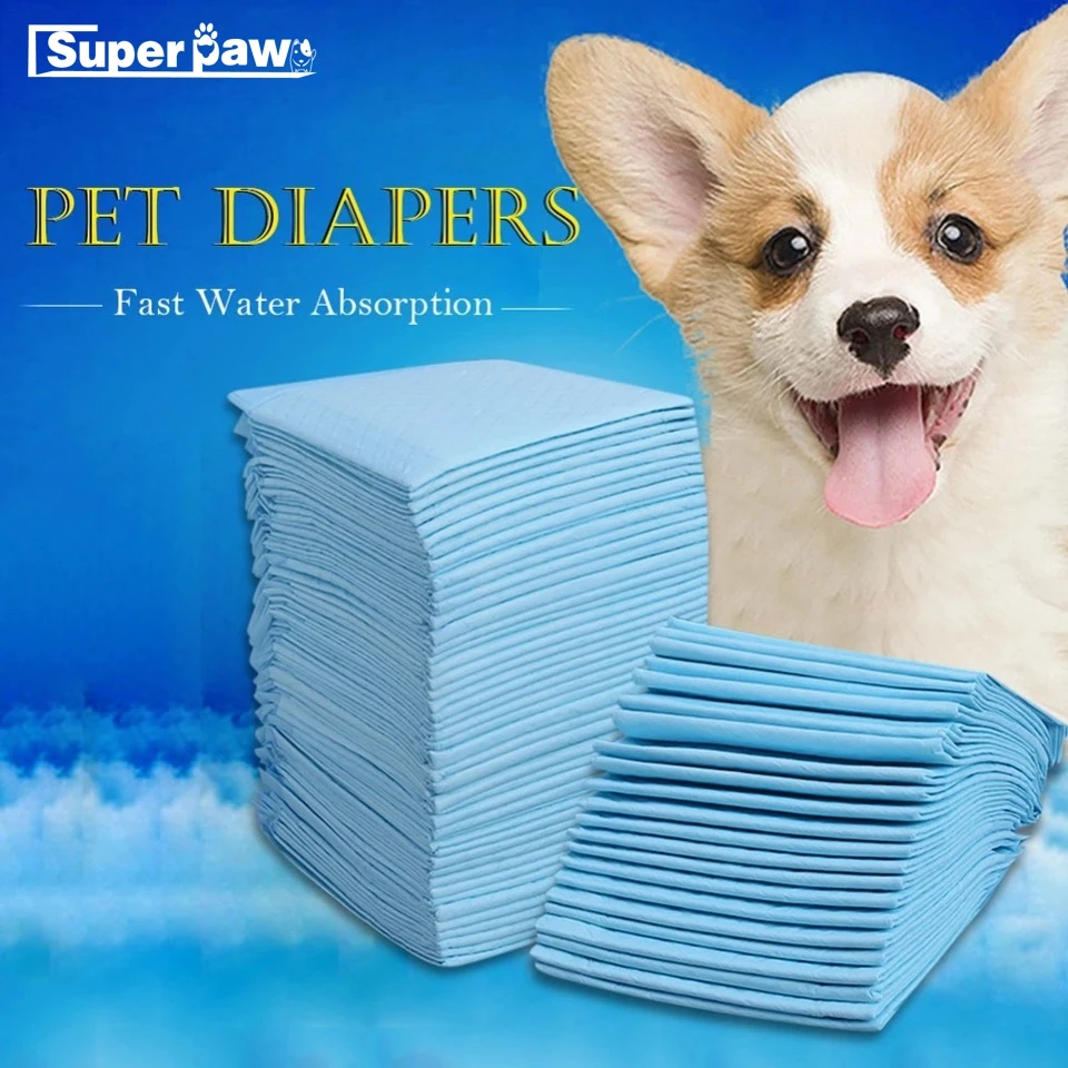 

Multi-size Pet Diapers Super Absorbent Dog Cat Training Urine Pad Diapers for Dogs Pets Cleaning Antibacterial Puppy Nappy JNC06