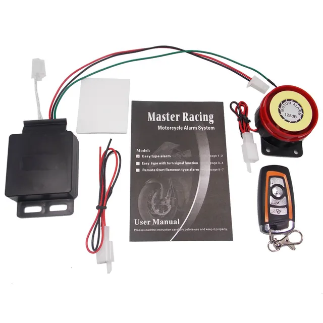 One Way Motorcycle Universal Alarm Security System Scooter