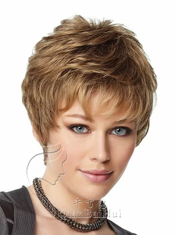 Exquisite Free Shipping Afro America Haircut Wigs Short Hair