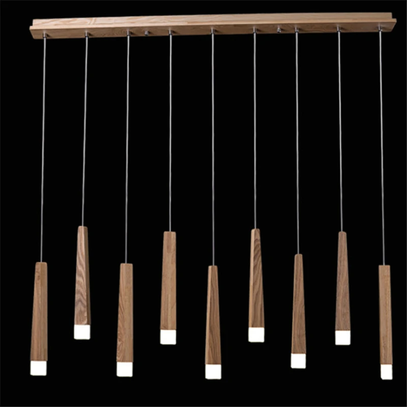 

Country style loft wooden chandelier LED lights decorative lamp room living room hotel cafe restaurant modern chandelier