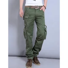 New fashion Male Breeches men’s cotton coveralls man workwear leisure trousers Men’s military pants Cargo pant Size 29-40