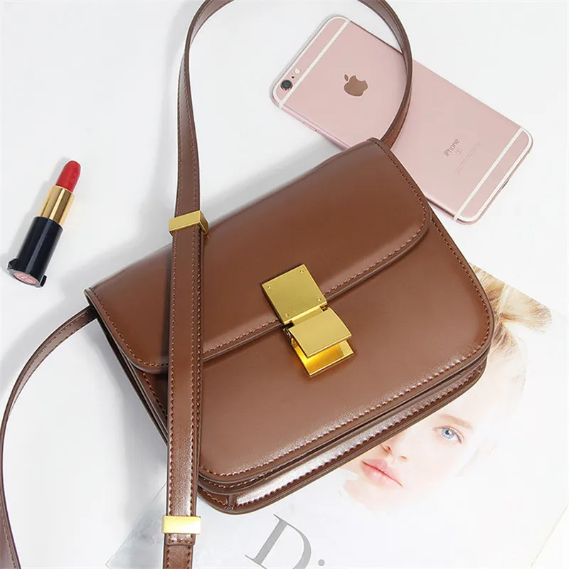 

Nesitu High Quality Fashion Red Black Green Brown Split Leather Cute Small Women Messenger Bags Mini Shoulder Bag female M187