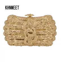 Серебряные вечерние сумки для женщин, модные брендовые дизайнерские сумки ручной работы на день, клатчи, новые вечерние сумочки с кристаллами, клатчи, кошелек SC171