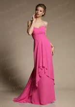 Free Shipping Grecian Style Discount Sheath Sweetheart Pleated Floor Length Chiffon Modest Bridesmaid Dresses BD053