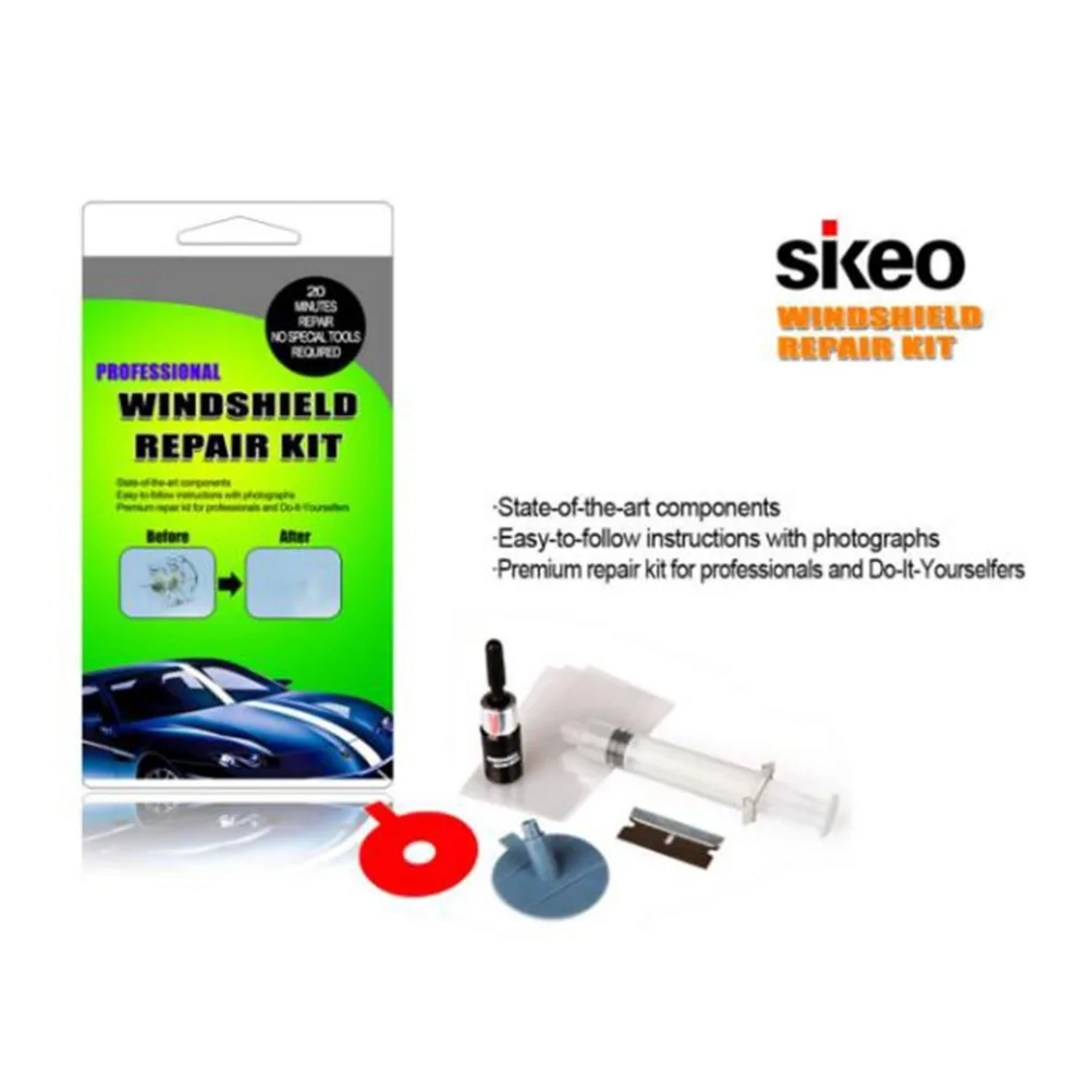 Windshield Repair Kits DIY Car Window Repair Tools Glass Scratch