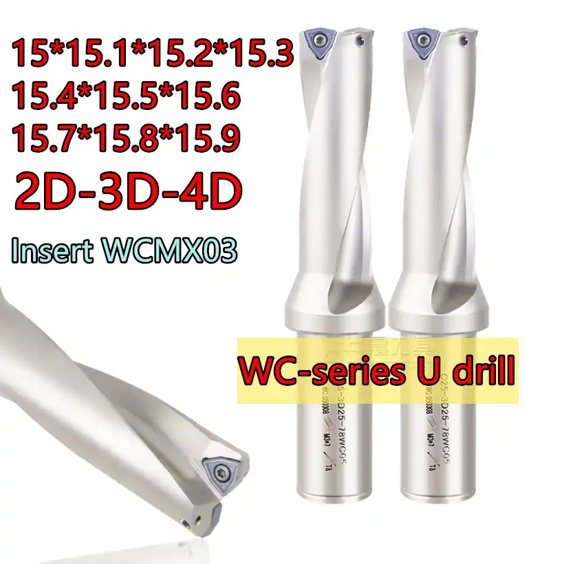 15151152153154155156157158159mm 2d 3d 4d Wc Serie U Taladro Insertar Wcmx03 Envío Gratis