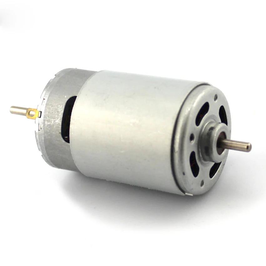 

Double Output Shaft 550 DC Motor 6-12V Big Model Toy Car Motor for DIY electric drill motor