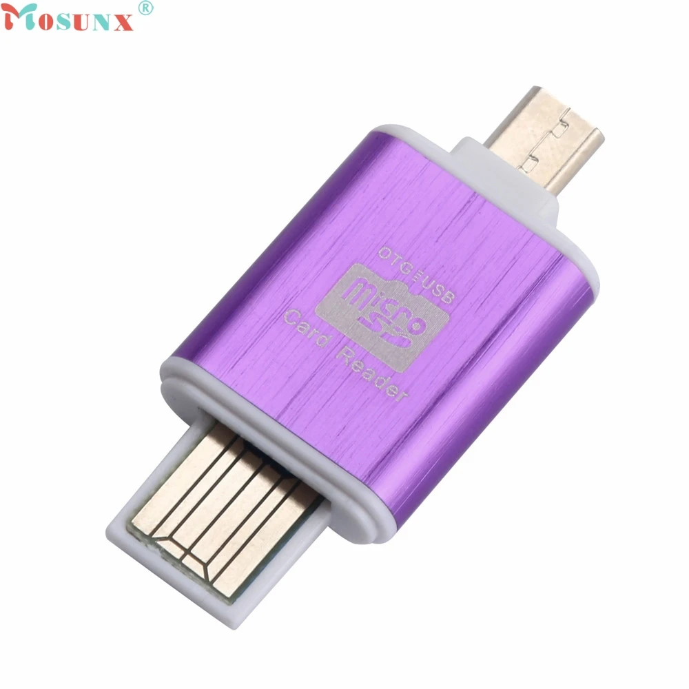 Mosunx Simplestone 2в1 Micro SD OTG флеш-диск USB 2,0 кард-ридер для смартфонов ПК планшет 0310