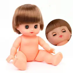 Субкластер кукла 25 см для девочек игрушки, имитация клей играть дома довольно голый ребенок