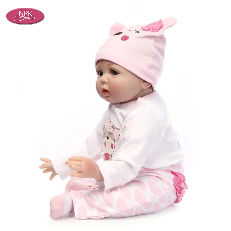soft silicone reborn bebe gils doll lifelike bebe  menina bonecas  (4)