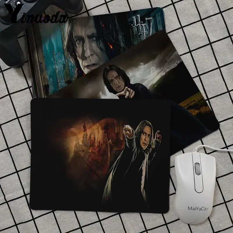 

Yinuoda Harry Potter Severus Snape Gamer Speed Mice Retail Small Rubber Mousepad Keyboard Mat Table mat gaming mouse pads