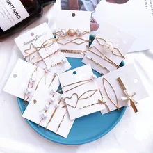 1 комплект корейский стиль жемчужные металлическая заколка для волос расческа для волос заколка для прически аксессуары инструменты для ухода за красотой