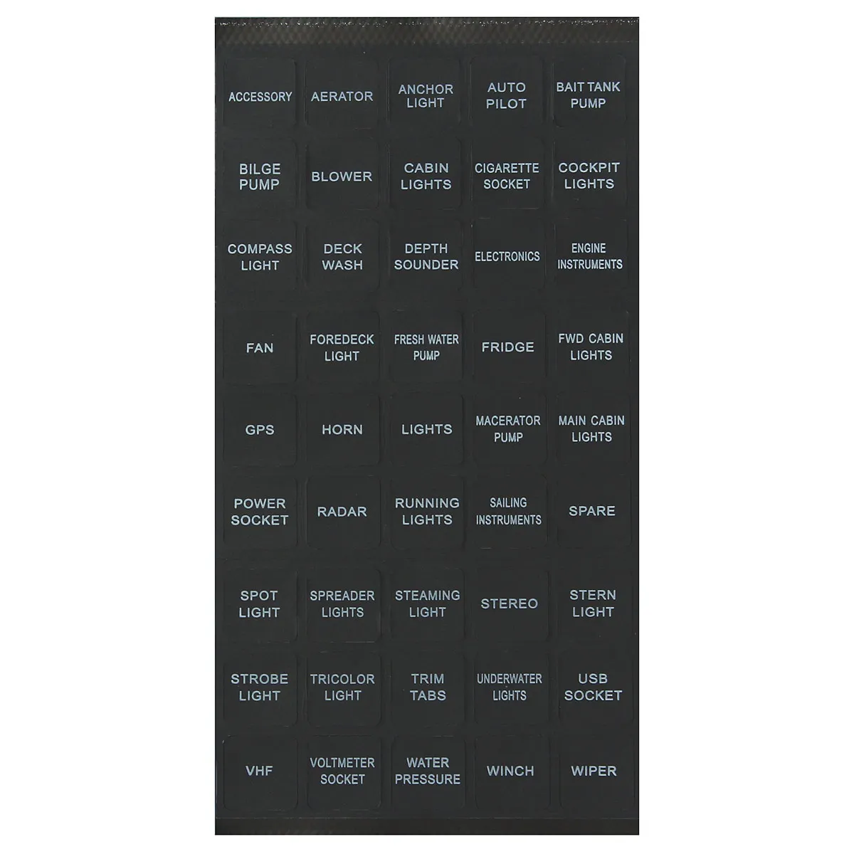 45pc/Set Car Boat Instrument Switch Panel Decals Label Marine GPS Horn Light Spot Light Sticker Decoration Switch Accessories|Interior Mouldings|Automobiles & Motorcycles - AliExpress