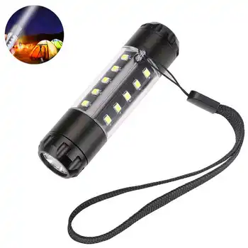

Super Bright XPE Q5 + COB LED Mini Flashlight 14500/AA 6 Modes Pocket Torch Lantern powerful led flashlight fanatic #3S25