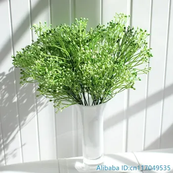 

1 PCS Beautiful Artificial Mini Bush Berry Green Red Plastic Plant Home Decoration F378