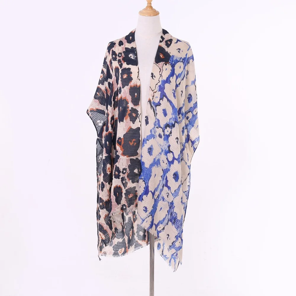 

Fashion Long Soft Wrap Scarf For Women Ladies Shawl Yarn Leopard Print Scarves Poncho Popular Neckerchief Scarves Shawls Wrap