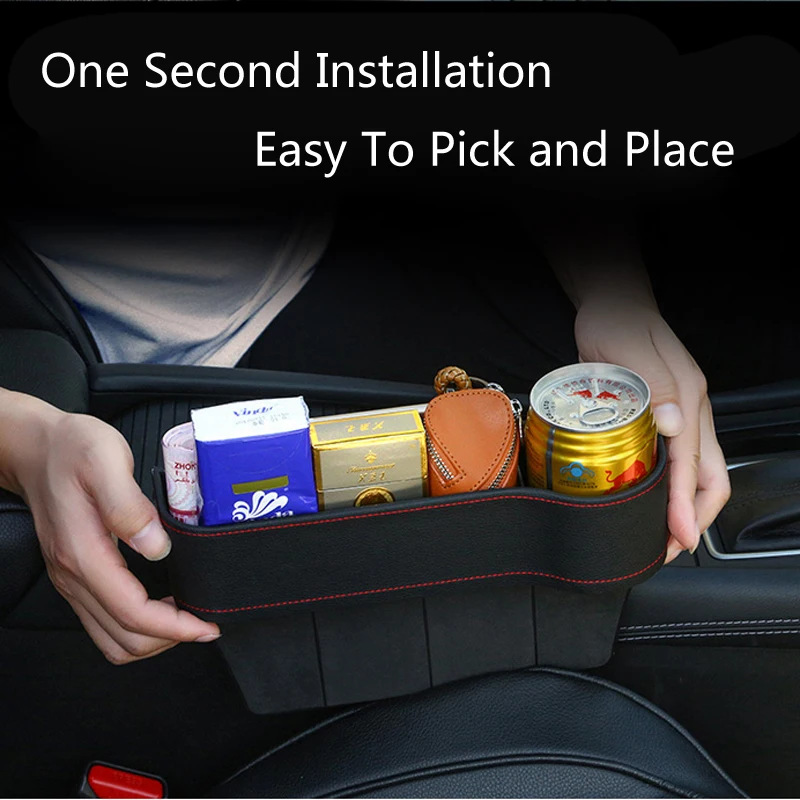 Storage Box Car Organizer Seat Car Side Slit For Lada granta vesta kalina priora niva xray largus Opel Astra H G J zafira