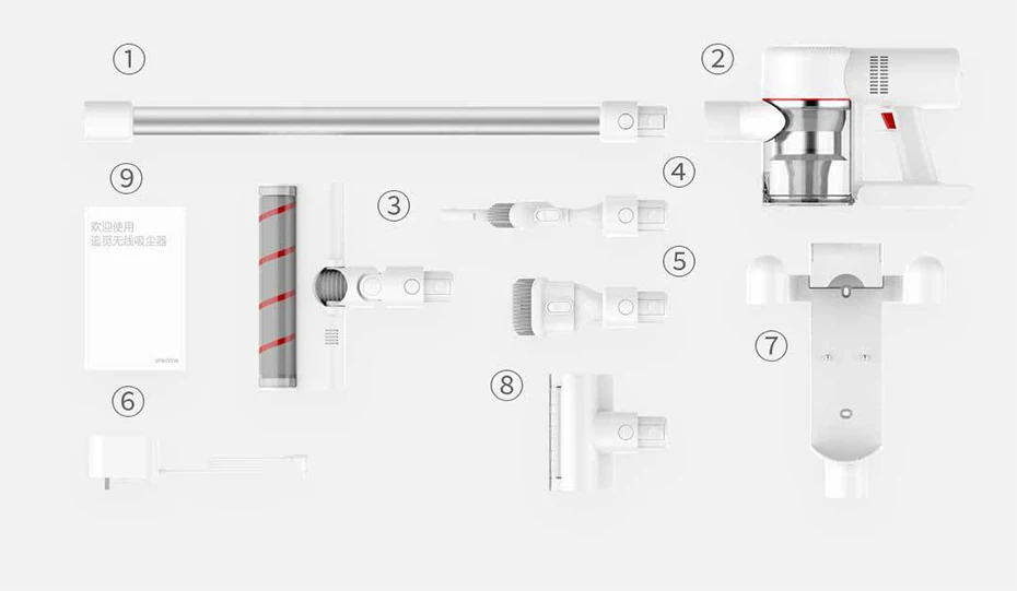 Xiao mi Dreame V9 ручной беспроводной пылесос портативный беспроводной циклонный фильтр пылесборник домашний Xiaomi mi ковер развертки