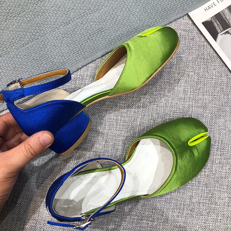 

Summer Sandals Tabi Shoes Woman Cow Leather Buckle Strap Women Sandals Summer Ladies Shoes Zapatos De Mujer Sandalia Feminina