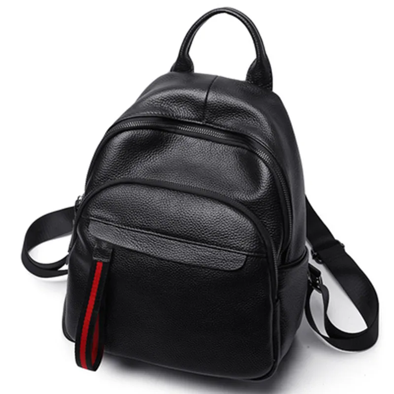 

natural leather bagpack for women 100% genuine leather backpack female anti thef backpack school bags for girls mochila feminina